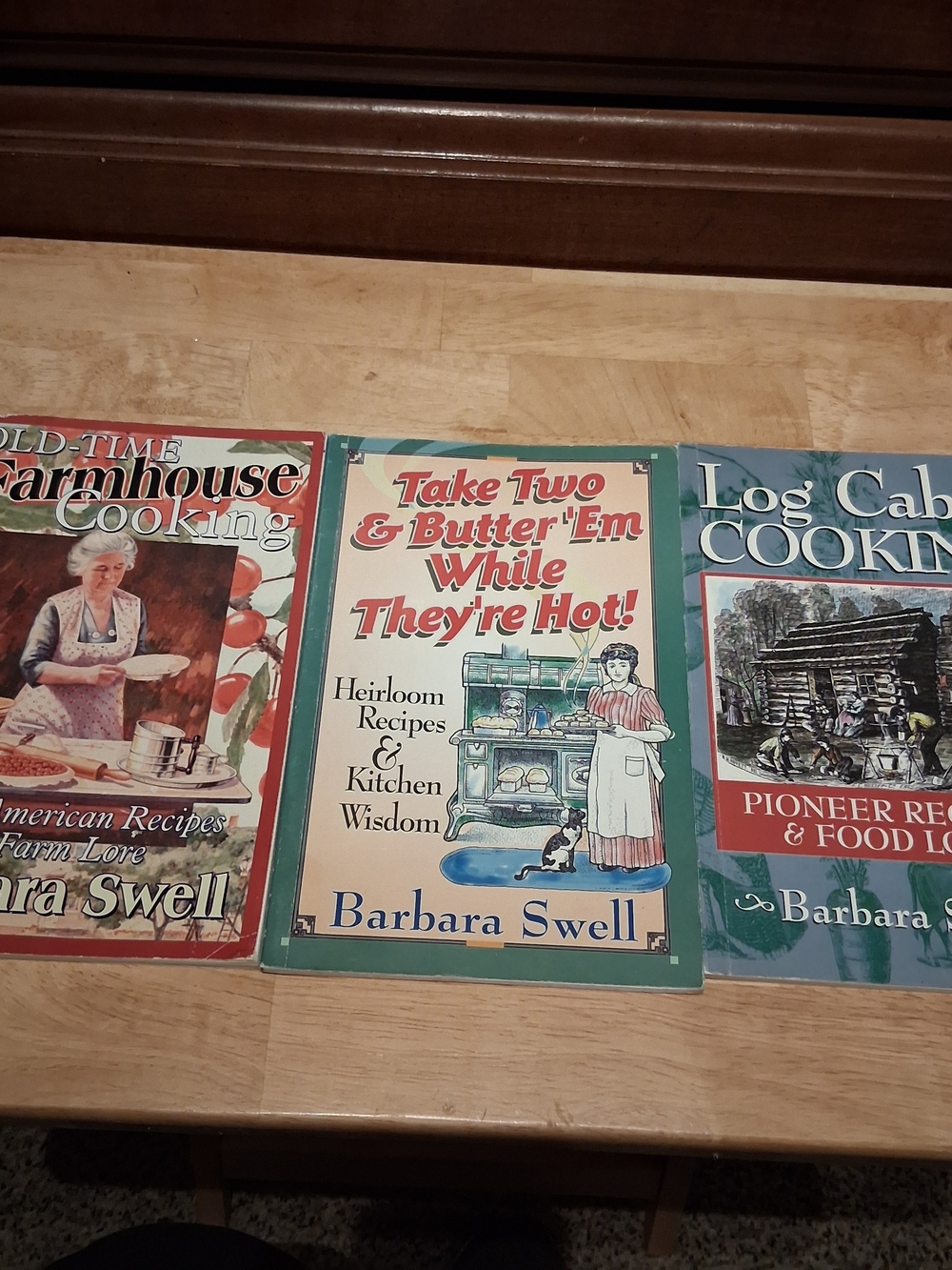 3 Barbara Swell Cookbooks. Country Cooking!